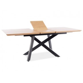 Стол обеденный SIGNAL CAPITOL дуб/черный 160-200/90